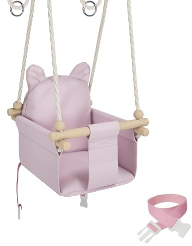 MAMOI Baby Swing, Indoor Outdoor Children's Swing, Wooden Swing for Children, Swing for Door Frame, Swing, Toddler Swing for Children's Room
