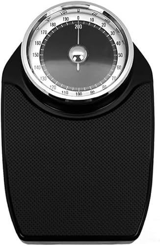 Báscula for peso corporal, báscula mecánica moderna de alta precisión con dial, báscula de baño analógica, con superficie antideslizante, dial grande for una medición precisa