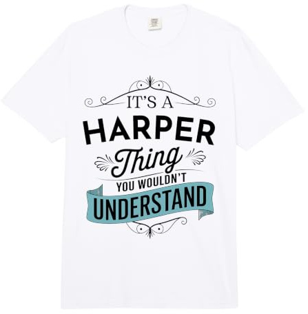 C'est Un Truc de Harper Que tu ne comprendrais Pas Funny Harper Comfort Colors Adult Heavyweight T-Shirt