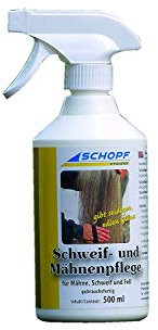 Schopf 301111 Schweif und Mähnenpflege für Pferde, Sprühflasche, 500 ml