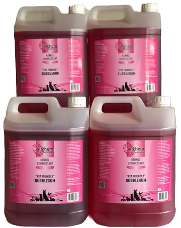 4 x5 Litres Bubble Gum Fragrance Pet / Kennel Disinfectant & Deodoriser