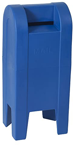 Children’s Factory Post Mailbox for Outside, Kids Playhouse Accessories, Classroom, Daycare, Playground, Pretend Play, Blue