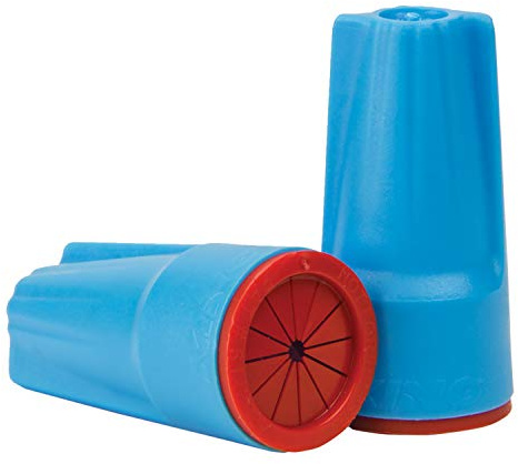 King Innovation 62241 DryConn Aqua Series wire connector, 100 pk, Blue