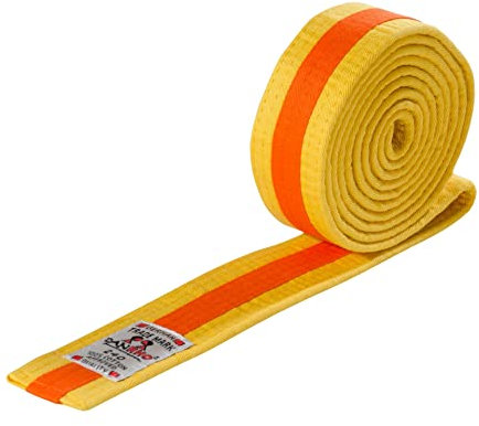 Danrho Taekwondo Judo Karate Gürtel Kinder und Jugend Kampfsportgürtel dreifarbig