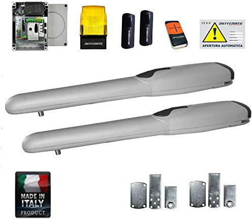 KIT MOTORIZZAZIONE CANCELLO 2 ANTE BATTENTI BATTENTE AUTOMATISMO PROFESSIONALE d