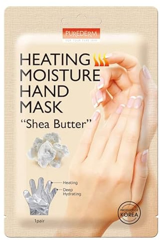 Mascarilla hidratante para manos SHEA BUTTER PUREDERM Hidratante Calentamiento Mascarilla para manos Unisex Guantes hidratantes 1 par