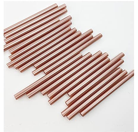 ZTBH Hot Melt Glue Sticks 20 PCS Glue gun Hot melt adhesive stick, Lacquer Wax Seal Tools 7 * 200mm Melt Glue Stick (Diameter : 7mm, Length : 200mm Golden)