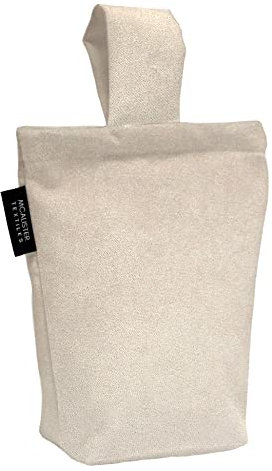 McAlister Textiles Matter Samt | dekorativer Designer Türstopper in Champagner Gold | ungefüllter Türsack aus luxuriösem Samt