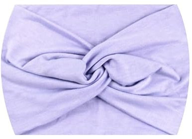 SYSUII 5 fasce larghe per capelli da donna, estive, boho, tinta unita, per capelli, fascia elastica per capelli, per yoga, trucco, sport e allenamenti per donne, viola chiaro
