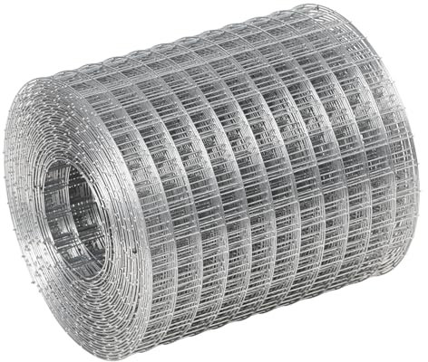 IME Rodent Proofing Wire Mesh Rat Mesh 6m x 100mm Galvanized Metal Mesh Roll for Blocking Rats Rodents Squirrel Access and Filling Gap Air Vent