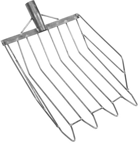 INOOMP Metal Corn Shovel Outdoor Shovel for Collecting Maize Coal Briquette and Garden Soil Sifting Lightweight Design for Easy