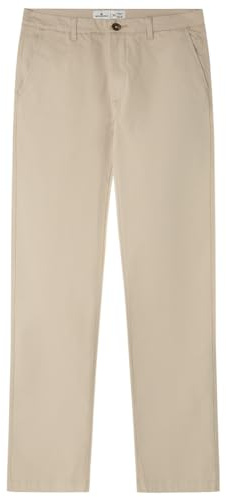 Springfield Chino Dobby Comfort Slim Pantalones Jogger, Beige, 48 para Hombre
