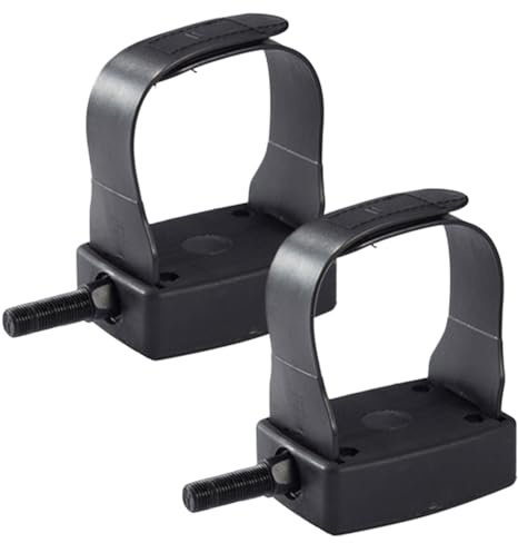 Sghtil Lot de 2 pédales d'ergomètre allongé - Pédales de rechange pour vélo d'intérieur - Antidérapantes - Pour vélo d'appartement - Pour femmes, hommes, adultes