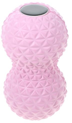 VALICLUD Peanut Massage Ball Double Pack for Neck and Foot Muscle Relaxation, Portable Firm Massage Roller for Trigger Point Therapy and Fascia Release in Home and Travel Use