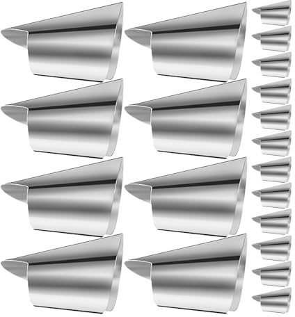DOITOOL 20 Protectores de Dedos de Acero Inoxidable para Cortar Picar y Pelar Tamaño Grande Pack de 20 Unidades Herramienta de Cocina Segura para Proteger Uñas y Manos en Cocina