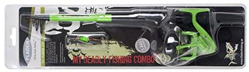 Fladen Wilderness Angel Starter Set für Kinder Teleskop 1.65m grün