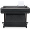 HP DesignJet T650 Großformatdrucker, 36 Zoll, bis zu A0, mobiles Drucken, Wi-Fi, Gigabit Ethernet, Hi-Speed USB 2.0 (5HB10A), Schwarz