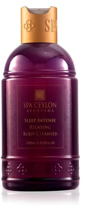 SPA CEYLON Sleep Intense Relaxing Body Cleanser, Ayurvedic Herbal Liquid Soap with Essential Oils, Shower Gel, Bath Products | 250ml