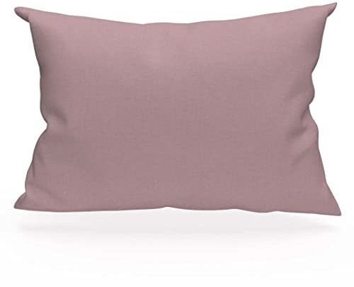 Soleil d'Ocre Kissenbezug, Baumwolle, Rosa, 50 x 70 cm