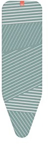 Joseph Joseph Flexa - Replacement Elasticated Ironing Board Cover, Linear Grey pattern, Padded 4 mm foam, Easy Quick Fit for Boards 135 cm x 45 cm