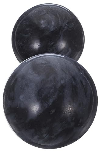 SOESFOUFU 2stücke Jadeball Für Gesundheitsübungen Und Massage Relief-jadeball Hand-jadeball Massage-gerät Aus Jade Gymnastikball Zur Entspannung Und Durchblutungsanregung