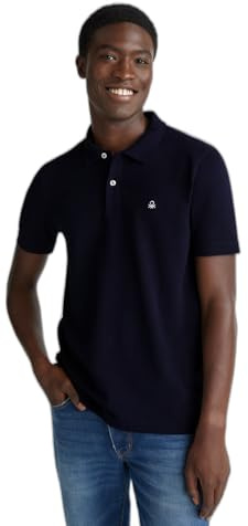 United Colors of Benetton Camiseta Polo M/M, Turquesa, XXL