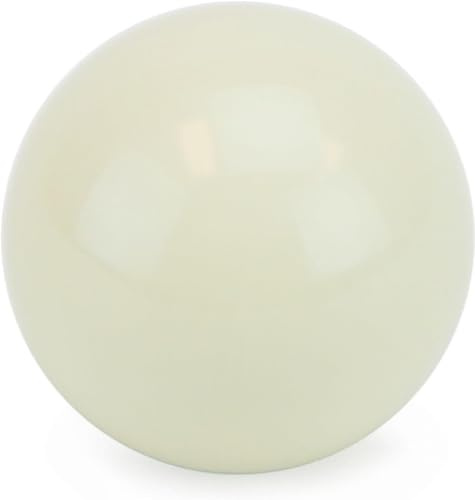 Sinsilvie 2 tum eller 3,8 cm snooker köboll, vit köboll UK poolstorlek, vita poolbollar