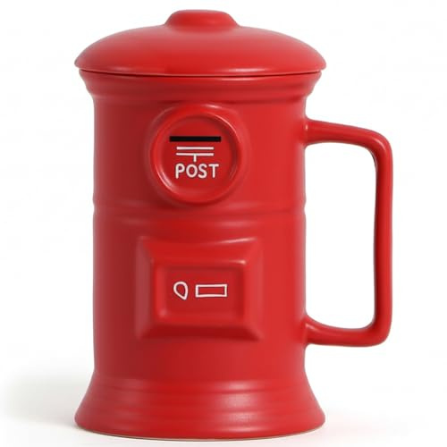 ZONSUSE Personlig kaffekopp för brandsläckare, porslin, cappuccinokoppar, 3D-tekopp, roliga presenter för män, kvinnor, älskare, vänner, barn, födelsedagar, helgdagar (AA)
