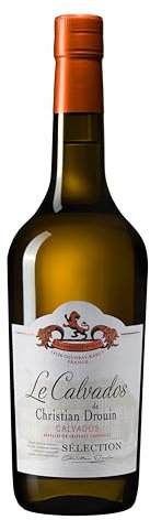 CHRISTIAN DROUIN - Le Calvados Sélection - Origine : France/Normandie - 40% Alcool - Notes de Pommes & d'Epices - A déguster pur, sur glace ou en cocktail gourmand - 70 cl