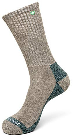 Insect Shield Lightweight Hiking Socks With Permethrin Bug Repellant - Protective Clothing for Men & Women, Khaki, X-Large