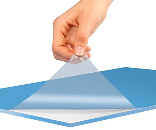 Online-GalleryKing Acrylglas 25 x 50 cm (250 x 500 mm - 2 mm) Größe und Stärke wählbar - UV-beständig - Kunststoffplatte | Transparent | Scheibe | Zuschnitt