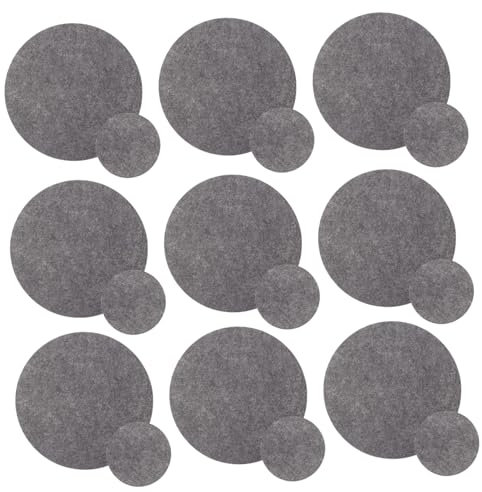 Amosfun 30 Piezas Estera de para Platos Llanos Separador Cubiertos separadores de vajilla sartenes Almohadillas divisorias de Platos salvamanteles Antideslizante para Cubiertos