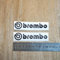 Zorkee Stickers Suitable for BREMBO, Pack of 2