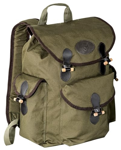 K & S Zaino in tela con cuscino da caccia, caccia, trekking, attività all'aperto, con inserto per sudore, verde oliva, 30 l, verde, 30 Liter