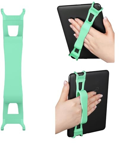 CoBak Secure Hand Strap for Ebook Reader, Lightweight, Elastic, Sage Green