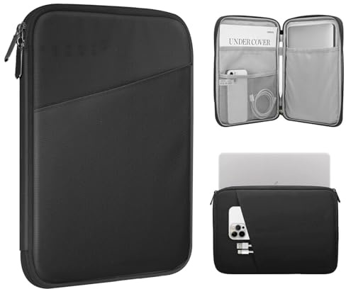 TiMOVO Laptopfodral 13,3–14 tum med ficka, lätt och robust, svart