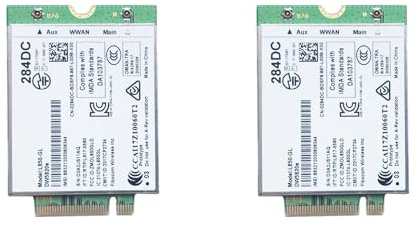 Vjsujehgy 2X Dw5820E L850- LTE 4G Card Module 0284DC 284DC per Laptop 3500 5400