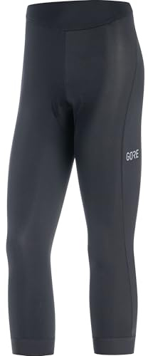 GOREWEAR C3 Femme Cuissard+ 3/4 sans bretelles, Black, M