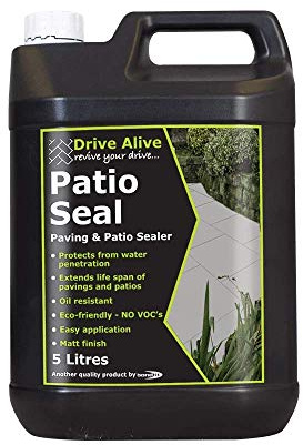 Bond It Builders Complete Patio Seal - Paving And Patio Sealer - Clear Liquid -- 5 Litre