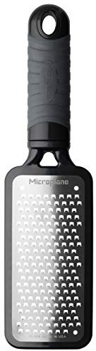 Microplane Home Series Multipurpose Coarse Grater - Easy to Use, Perfect for Everyday Cooking (Black)