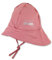 Sterntaler Regenhut uni - Kinder Südwester wasserdicht - Mädchen Regenhut mit Jerseyfutter, Ohrenklappen und zum Binden - robuste Regenbekleidung mit reflektierendem Logo - perlrosa, Größe 55