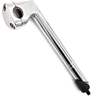 WEERAS Road Bike Stem Fixed Gear Bicycle Gooseneck Handlebar Stem 22.2x22.2x220mm Silver