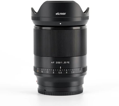 VILTROX 28 mm f/1.8 F1.8 FE full ram autofokus vidvinkel Prime lins för Sony E-monteringskamera A7II A7RIII A7SIII A7II A7RIV A9 A6600 A6500 A6400 A6300 A6100 A6000 A5 100 A 5000 A7C A7R