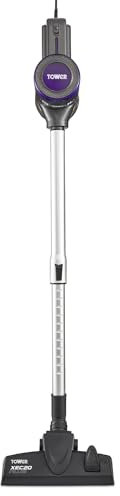 Tower T513005 XEC20 Plus Aspirador Vertical 3 en 1 – Aspiradora con Cable con Succión Ciclónica, Filtro HEPA 13 Integrado y Modo Aspirador de Mano Extraíble