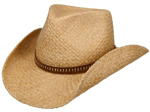 HATTSHOPPEN Fair Oaks Western Gambler strahatt raffia Unisex Var Sommar