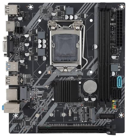 B75-Computer-Motherboard, Dual-Channel-DDR3, M.2-Mining-Gaming-Motherboard mit I5 2400-CPU für LGA1155-CPU der 2. und 3. Generation, USB-Anschluss, Anschlüsse