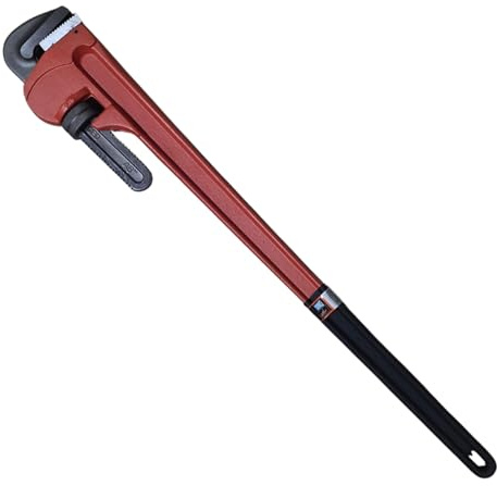 Terryshop74® Chiave Stilson 48 Pollici 1200 mm – Giratubi Gigante Heavy Duty per Tubi Industriali – Acciaio Professionale Rinforzato(48'' / 1200 mm)