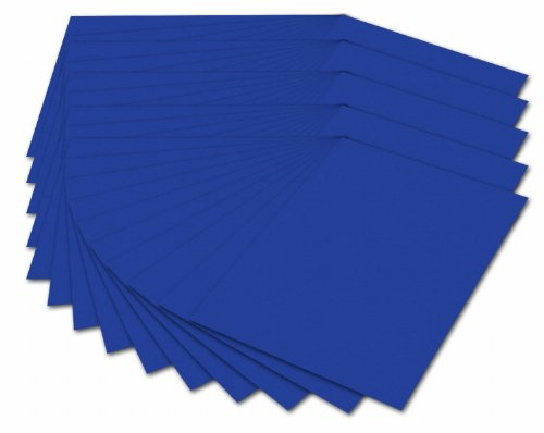 folia 614/50 36 – Fotokartong DIN A4, 300 g/kvm, 50 ark, ultramarin – för pyssel och kreativ design av kort, fönsterbilder och för scrapbooking
