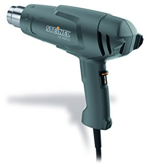 Steinel - 110023455 HL 1620 S Multi-Purpose Heat Gun, 1300 W, Dual Temperature Heat Tool with Adjustable Airflow, for Shrink wrap and Shrink tubing, for All 1.34 Industry Standard nozzles