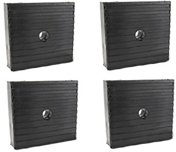4 Pack Medium Anti Vibration Isolation Pads Air Compressor Heavy Equipment 4x4x1